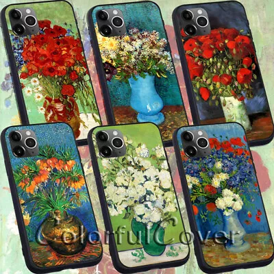 Van Gogh Oil Painting Flower Roses For IPhone Samsung 14/15 MAX Phone Case Cover • $11.99