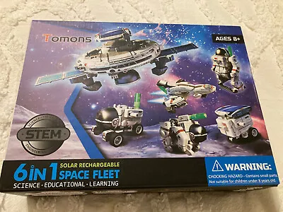 Solar Powered 6 In 1 Solar Rechargeable Space Fleet Kit Science Educational New • $17