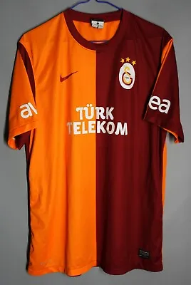 Galatasaray Turkey 2013/2014 Home Football Shirt Jersey TİŞÖrt Nike Size L • £29.99