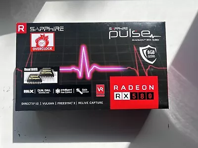 SAPPHIRE Pulse AMD Radeon RX 580 8GB GDDR5 Graphics Card (11265-05-20G) • $450