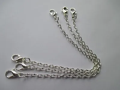 UK 3 Pieces 5 Inch Silver Extension Necklace Bracelet Jewellery Extender Chain • £3.25