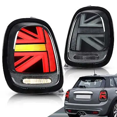 VLAND LED Tail Lights For Mini Cooper F55 F56 F57 2014-2023 Union Jack Rear Lamp • $189.99