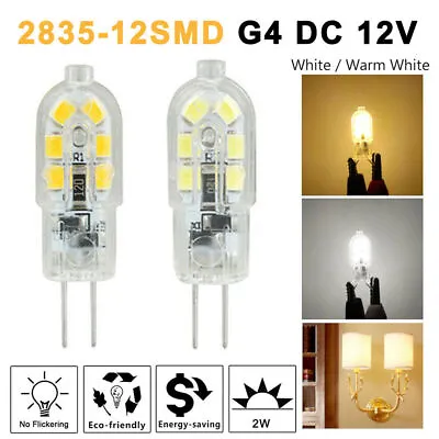 G4 LED Bulb AC/DC 12V JC G4 Bi Pin Bulb G4 20W Halogen Bulb Replacement Warm • $19.94