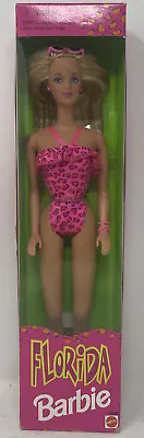 $17.80 • Buy Florida Vacation Barbie Pink Leopard Print Swimsuit NRFB