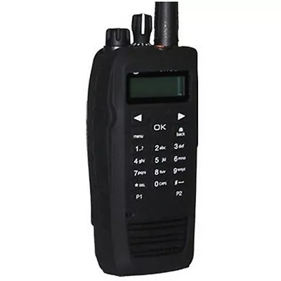 Black Silicone Protective Case Motorola XPR TRBO XPR6550 XPR6580 Keypad Radio • $15.95