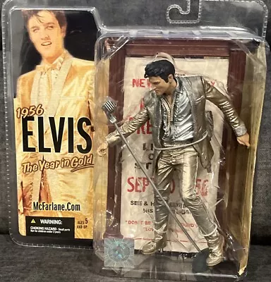 Elvis Presley The Year In Gold 2005 McFarlane Toys Action Figure NEW SEALED • $29.99