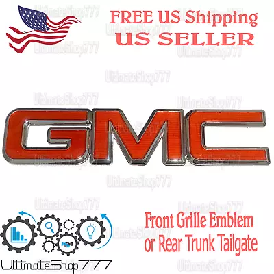 GMC RED Front Grille Emblem For  2003-2023 Savana 2500 • $25