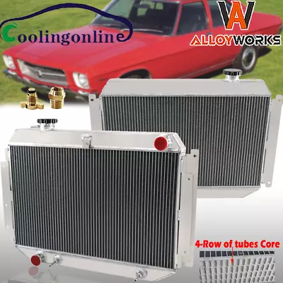 4-core Aluminum Radiator For 70-80 Holden Hq Hj Hx Hz V8 Kingswood 253 308 At/mt • $279