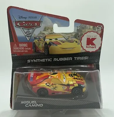 $13.99 • Buy Disney Pixar Cars 2 Miguel Camino Rubber Tires  Kmart Exxlusive *New On Card*