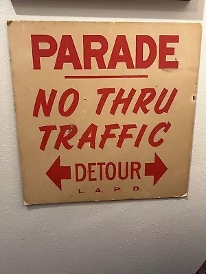 LAPD Police Street Sign • $20