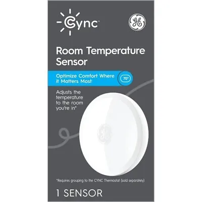 $14.99 • Buy New GE CYNC Smart Room Temperature And Humidity Sensor