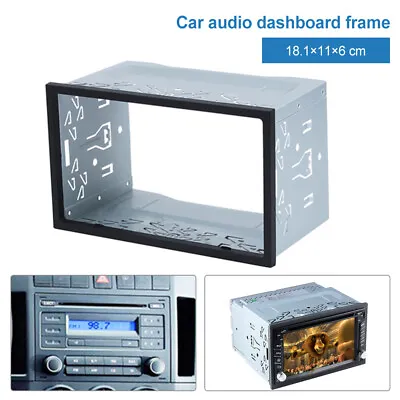 $21.99 • Buy Metal Fascia Mounting Dash Kit For 2DIN Car Radio DVD Stereo Installation Frame