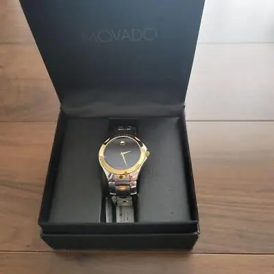 MOVADO Wristwatch LUNO SPORT With Box Black Round Mens Quartz Stainless Steel • $508.85