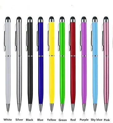 10X Touch Screen Ballpoint Stylus Pen For Iphone Ipad  Tabs Android Phone #23 • £5.95