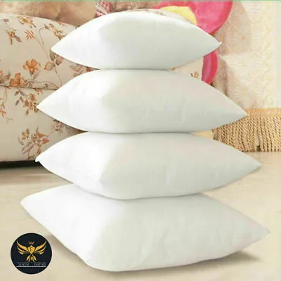 £13.56 • Buy Pack Of 2 4 6 Extra Deep Filled Plump 18x18 Inches Cushion Pads Inserts Fillers