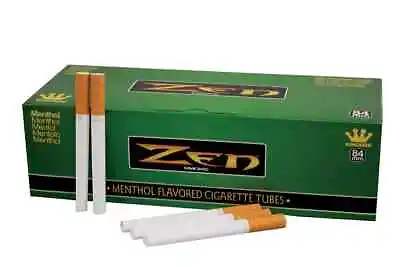 5x Boxes ( ZEN Menthol King Size KS) Cigarette RYO 200 Tubes Box • $25.25