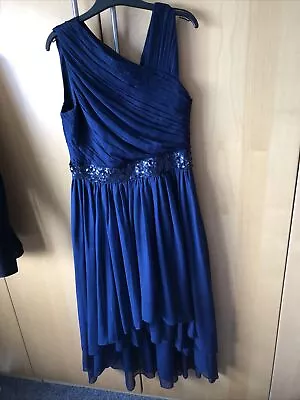 £40 • Buy Storm By Monsoon Navy Blue Prom/Party/Bridesmaid/Wedding Dress Age 14