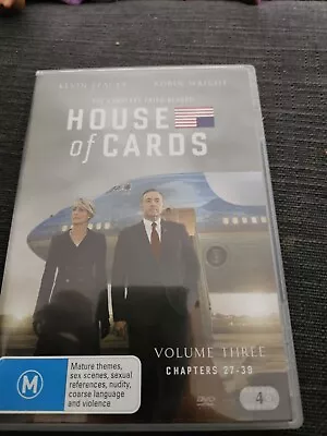 House Of Cards Season 3 - Kevin Spacey - DVD - Region 4  • $3.50