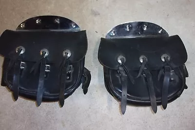 Vintage Harley Hardtail Saddlebags Flathead Knucklehead Panhead 45 WL ULH FL EL  • $111