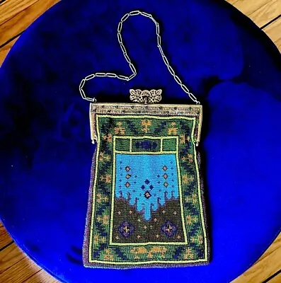 STUNNING Micro Bead Bag Art Deco Purse • $250