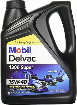 15W-40 Mobil Delvac 1300 Super Diesel Engine Oil  1 Gallon Jug • $36.99