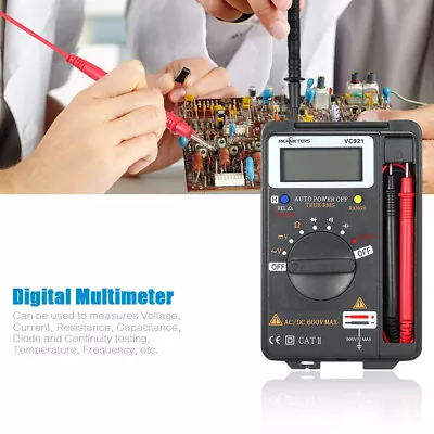 VC921 4000 Counts LCD AutoRange Digital Multimeter DC AC Voltage Ohm Tester P0S8 • $18.75