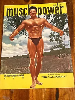 MUSCLE POWER Bodybuilding Fitness Magazine NORMAN MARKS 7-49 • $10