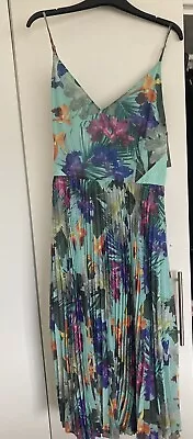 Oasis Floral Dress Size 12 • £25