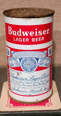 1958 Budweiser Short Run Steel Flat Top Beer Can St Louis Mo Anheuser Busch • $40