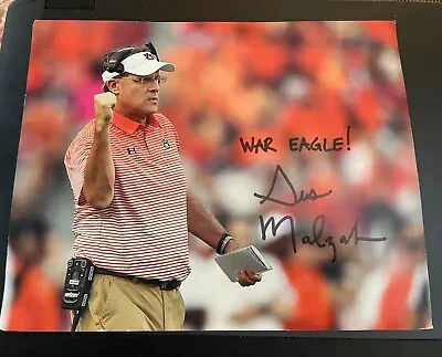 Autographed 8x10 Pic Of Gus Malzahn Head Coach At Auburn University  2013-2020 • $19.99