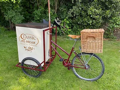  Vintage Style Ice Cream Tricycle. Perfect For Weddings Events & Village Fetes • £1200