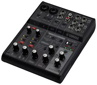 YAMAHA AG06 AG06MK2 B 6ch Live Streaming Mixer USB Audio Interface Black NEW • £193.06