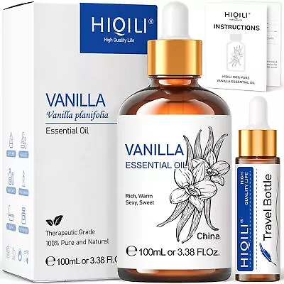 HIQILI Lavender Essential Oils For Sleep 100ml 100% Pure Undiluted Premium Oil • £13.99