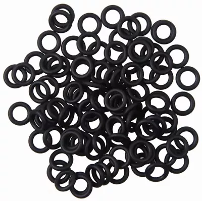 100pc Wacky O-rings For 4-5” Senko And Strike King Shim E Stick Lures BLACK • $4.99