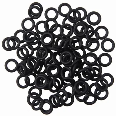 25 Pcs Wacky O-rings For 7” Senko Fishing Lures BLACK • $2.99