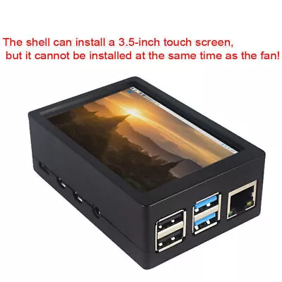 ABS Protective Case Shell With Cooling Fan Heatsink For Raspberry Pi 4 Model B • $13.29