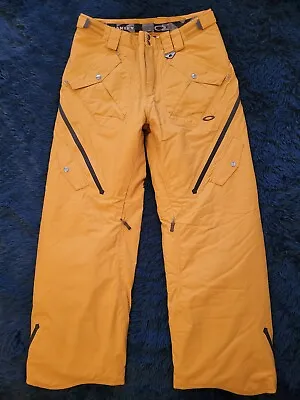 Oakley Mens Pro Series Snow Pants Med Loose Fit Thinsulate Excellent Condition • $125