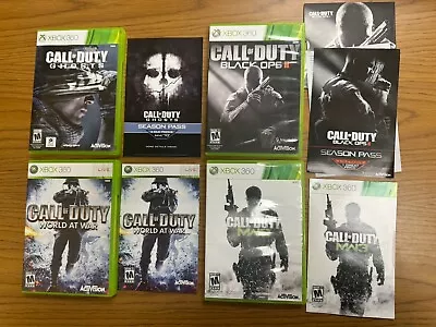 Call Of Duty Black Ops II Ghosts World At War & MW3 (Microsoft Xbox 360) Bundl • $36.99