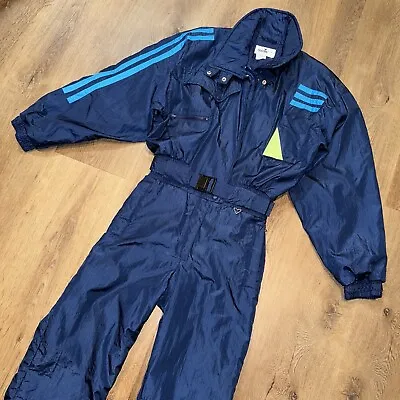 Womens Obermeyer Ski Suit One Piece Snowsuit Snow Bib Vintage 80 Apres Retro 12 • $129.99