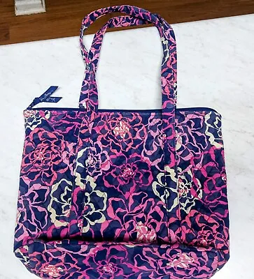 Vera Bradley Katalina Pink Large Tote Handbag Purse Bag EUC • $22.99