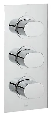 Vado Life 3 Handle 2 Outlet Concealed Thermostatic Shower Valve Lif-128d/2-c/p • £225