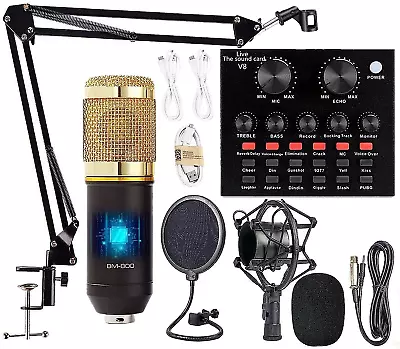 Juego Microfono Estudio Profesional Para Grabacion De Estudio Y Transmision • $74.34