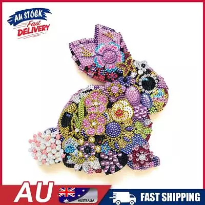 AU Diamond Painting Kit DIY Rabbit Partial Special Shape Drill Mosaic (KA355) • $10.63