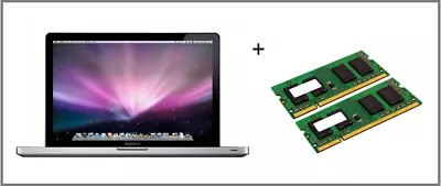 8GB -2x4GB Memory Ram Upgrade Apple MacBook-5.1 Core2Duo 2.0GHz Late 2008 A1278 • $24.80