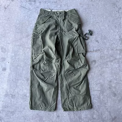 Vintage Us Military M-65 Field Trouser Cargo Pant Size Small Short Green 1967 • $89.96