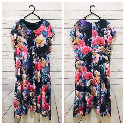 $35 • Buy TAKING SHAPE Size 16 Gorgeous Floral Maxi Dress 