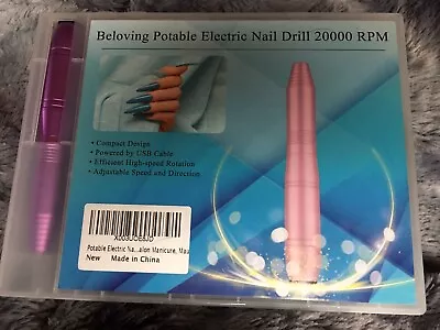 20000RPM Electric Nail Drill Machine Manicure Nail Drill~Gel Remover USA NEW • $15.75