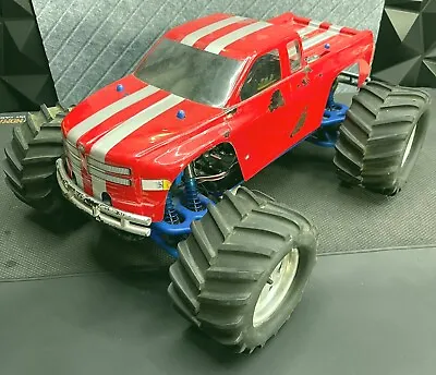 Traxxas T-Maxx Nitro Original With Tons Of Upgrades Tons Of Parts RPM Red Blue • $299