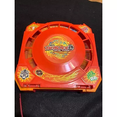 BEYBLADE Metal Fusion BATTLE ARENA Stadium Folding Travel Case 2010 Portable • $24.95