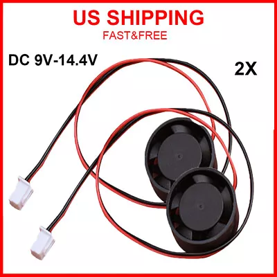 2pcs DC 12V Mini 2510 Brushless DC Cooling Fan 800RPM Quiet Large Air Volume Fan • $10.88